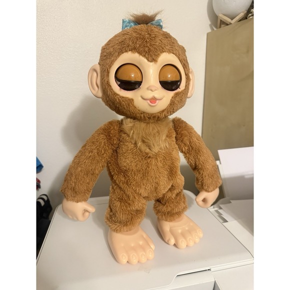 FurReal Peanut The Playful Monkey Works Good 15" Interactive Toy (no Bottle) - Picture 3 of 6